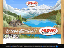 Tablet Screenshot of merano-speck.com